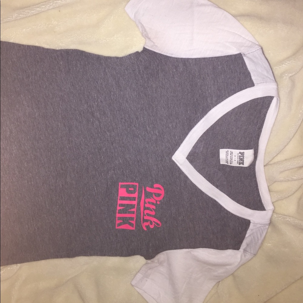 PINK V-Neck T-Shirt